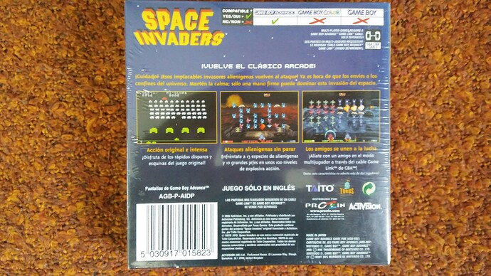 Space Invaders rear
