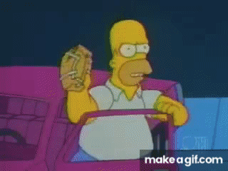 The Simpsons - Homer on Tax Day on Make a GIF