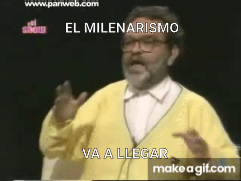 EL MILENARISMO DE FERNANDO ARRABAL on Make a GIF