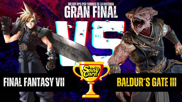 Miniatura para Youtube Versus Vs Moderno Morado y Azul (5)