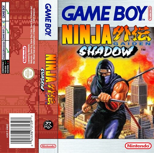 GB NINJA GAIDEN SHADOW WARRIORS