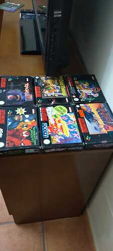 CAJAS DE TODOS LOS JUEGOS SNES