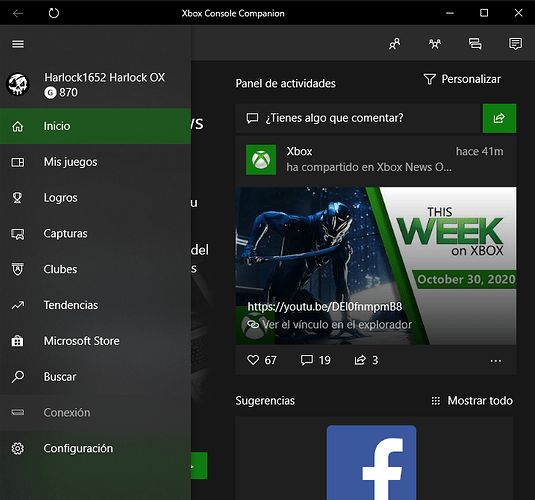 Xbox Console Companion 30_10_2020 20_38_57