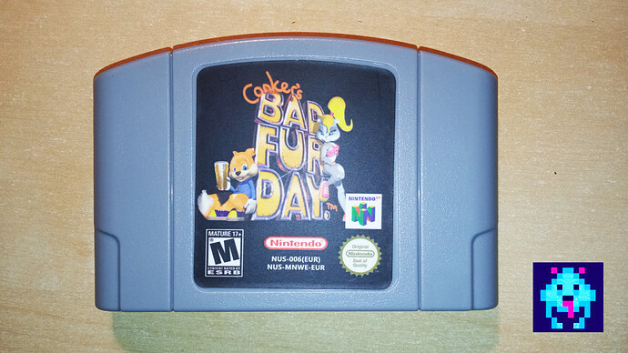 N64 JUEGO CONKERS BAD FUR DAY 001