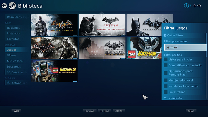 Steam Big Picture