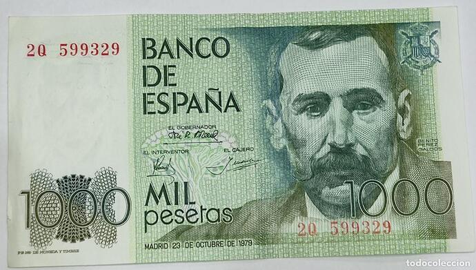 Mil pesetas