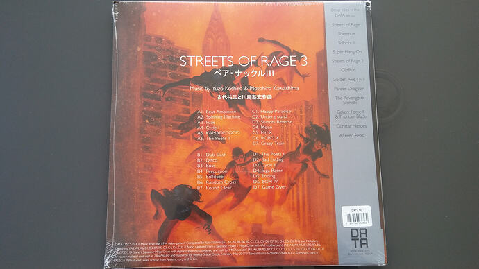 Streets of Rage 3 rear